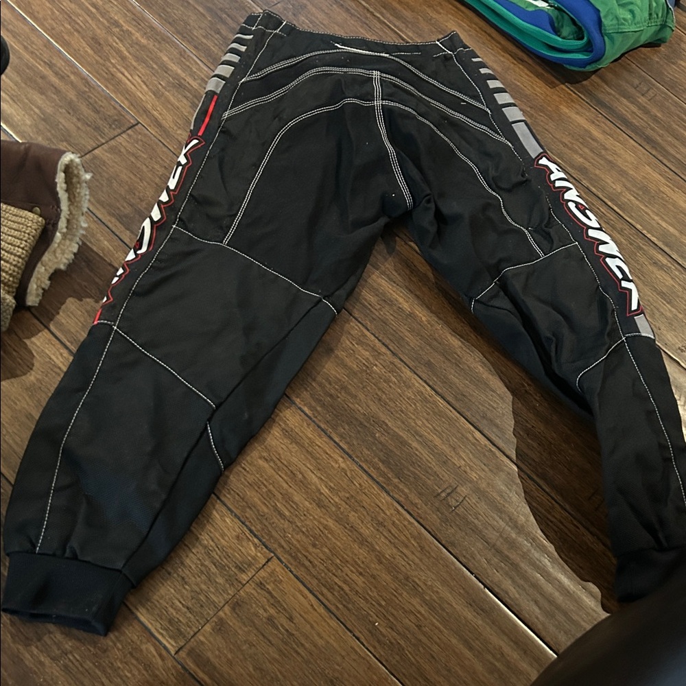 Kids Black Racing Pants - Picture 4 of 4